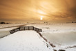 Beautiful winter windmill landscape Beautiful winter windmill landscape