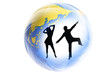 Illustration: Girl and boy Girl and boy