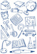 Collection of school (education) doodles