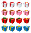 Gift Boxes, Vector Illustration Gift Boxes, Vector Illustration