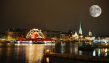 Zurich downtown by night - Fine Art prints