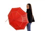 Nice girl isolated with umbrella