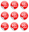 Discount label and sticker, Vector