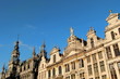 Mittelalterliche Architektur am Grand Place in Brüssel Mittelalterliche Architektur am Grand Place in Brüssel