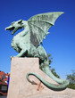 Dragon bridge Ljubljana Slovenia