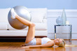 Young Woman Exercising