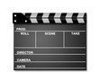 Movie clapper template Movie clapper template