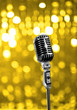 Retro microphone