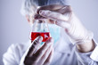 Foto: Male researcher in the laboratory Male researcher in the laboratory