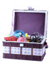 Basket with accessories to sewing