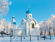 winter church