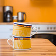 Two orange cups