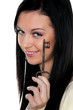 Woman with house keys