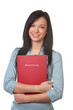 Woman with Application folder for the interview