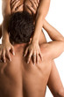 Naked couple engaged in sexual games and oral sex Naked couple engaged in sexual games and oral sex