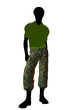 African American Soldier Illustration Silhouette