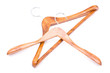 Two clothes hangers