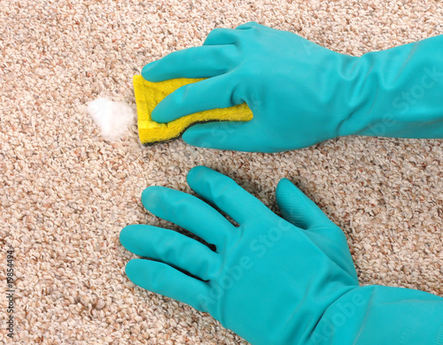 Photo: Cleaning carpet Cleaning carpet