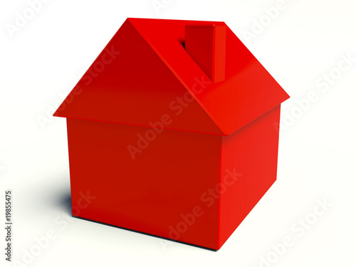 Illustration: Simple Red House Simple Red House