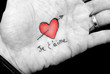 Foto: Déclaration d'amour avec sa main Déclaration d'amour avec sa main