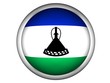 National Flag of Lesotho | Button Style |