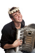 Young male with accordion 08