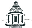 Illustration of a Hindu temple