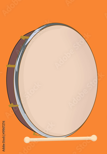 Illustration: Drum & stick Drum & stick
