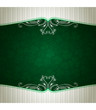 green card with shamrock, vector illustration