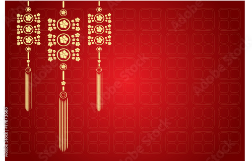 Three Lampion Oriental Design