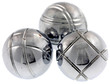 boules pétanque fond blanc