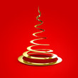 Christmas tree abstract