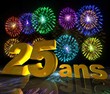 Joyeux anniversaire avec feu d'artifice Joyeux anniversaire avec feu d'artifice