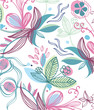 Spring floral pattern