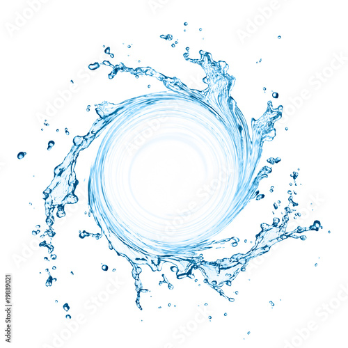 Photo: swirling water splash swirling water splash