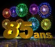 Joyeux anniversaire avec feu d'artifice Joyeux anniversaire avec feu d'artifice
