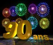 Joyeux anniversaire avec feu d'artifice Joyeux anniversaire avec feu d'artifice