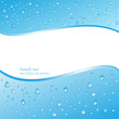 Abstract background with water drops