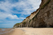 White cliffs on sea shore White cliffs on sea shore