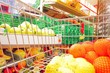 Shopping, Einkaufswagen, Lebensmittel-Shop