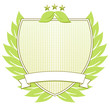 Vektor: Öko Wappen Öko Wappen
