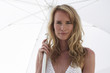 Girl with an umbrella portrait