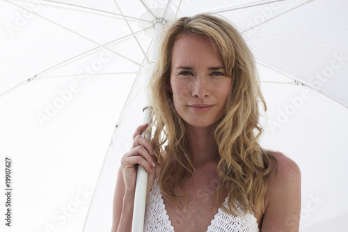 Photo: Girl with an umbrella portrait Girl with an umbrella portrait