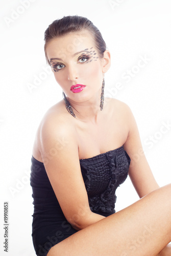 Foto: glamour portrait of a beautiful woman glamour portrait of a beautiful woman