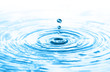 Wassertropfen im freien Fall