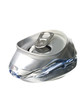 Crushed aluminium can