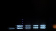 close-up of a hifi graphic equalizer