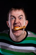Photo: Eating chicken Eating chicken