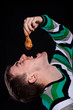 Photo: Eating chicken Eating chicken