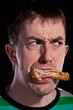 Photo: Eating chicken Eating chicken
